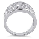 Sterling Silver Flower Vine Ring