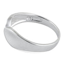 Sterling Silver Solid Infinity Ring