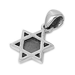 Sterling Silver Star of David Pendant