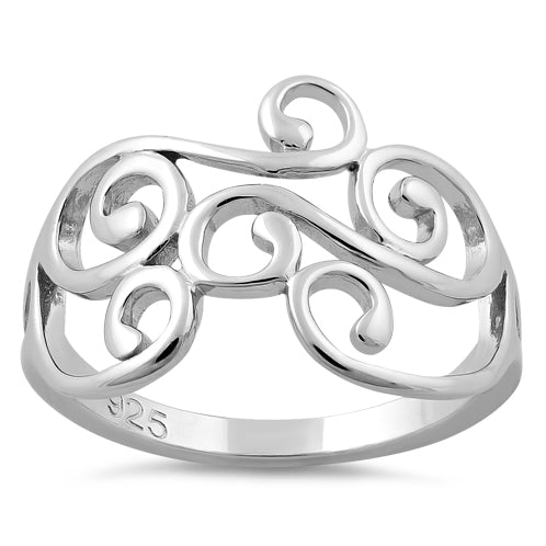 Sterling Silver Swirl Ring
