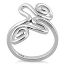 Sterling Silver Swirl Ring