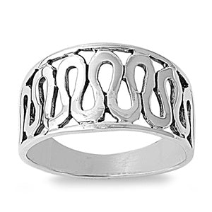 Sterling Silver Swirl Ring