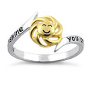 Sterling Silver "You Are My Sunshine, My Only Sunshine" Ring