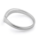 Sterling Silver V Ring