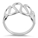 Sterling Silver Wavy Ring