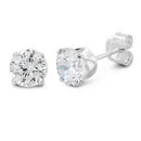 0.46 ct Sterling Silver CZ Stud Earrings 5MM