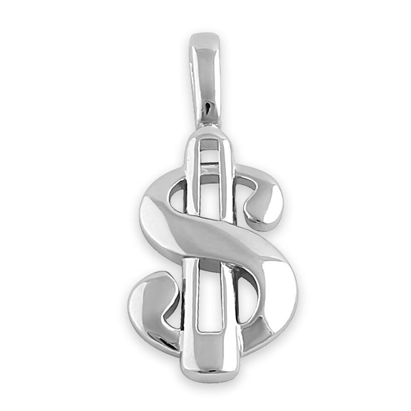 Sterling Silver Money Symbol Pendant