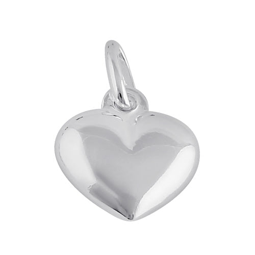 Sterling Silver Bubble Heart Pendant