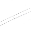 Sterling Silver 8 Sided Snake Chain 0.85mm