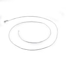 Sterling Silver 8 Sided Snake Chain 0.85mm