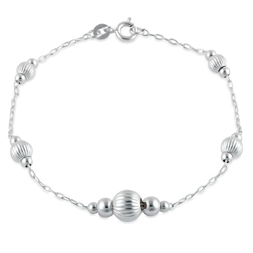 Sterling Silver Balls Bracelet