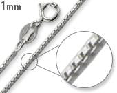 Sterling Silver Box Chain 1mm