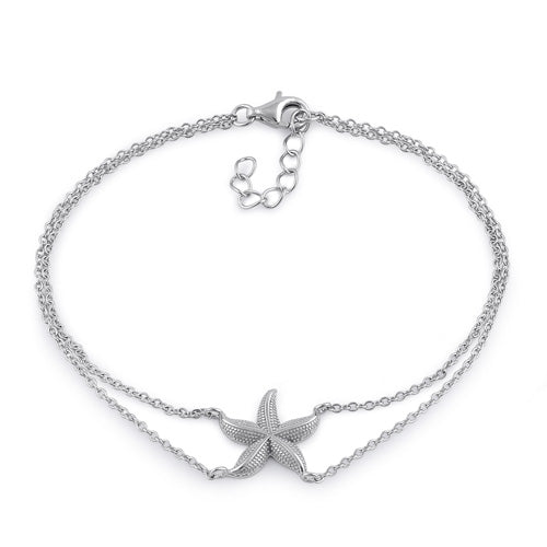 Sterling Silver Starfish Bracelet