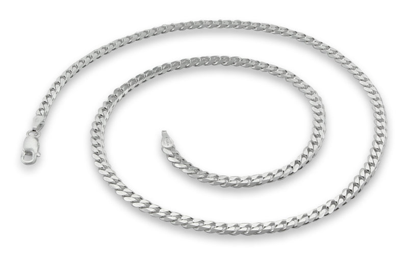 Sterling Silver Curb Chain 4MM
