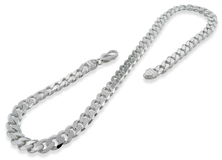 Sterling Silver Curb Chain 9.3MM