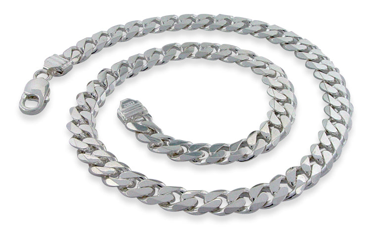 Sterling Silver Curb Chain 9.3MM