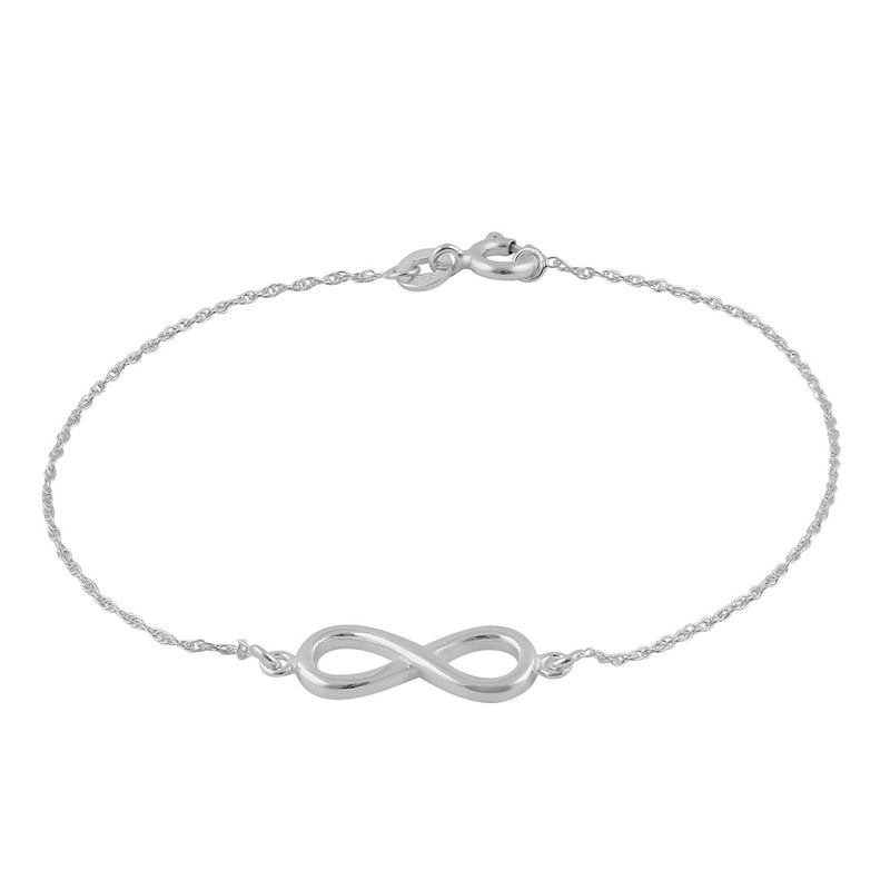 Sterling Silver Infinity Bracelet