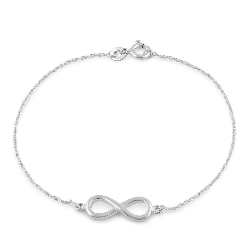 Sterling Silver Infinity Bracelet