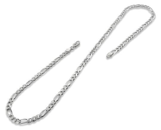 Sterling Silver Figaro Chain 4.5mm