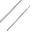 Sterling Silver Flat Mesh Chain Bracelet 6.8mm
