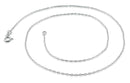 Sterling Silver Forz D/C Chain Necklace - 1.10mm