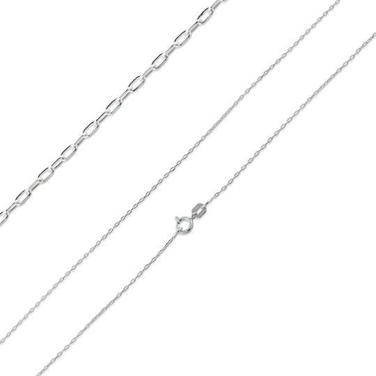 Sterling Silver Forz D/C Chain Necklace - 1.10mm
