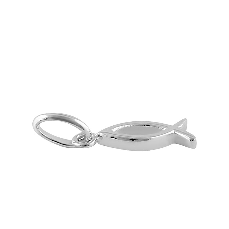Sterling Silver Fish Pendant