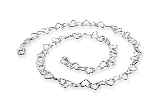 Sterling Silver Heart Chain 4.4mm