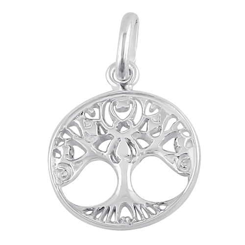 Sterling Silver Tree of Life Female Pendant