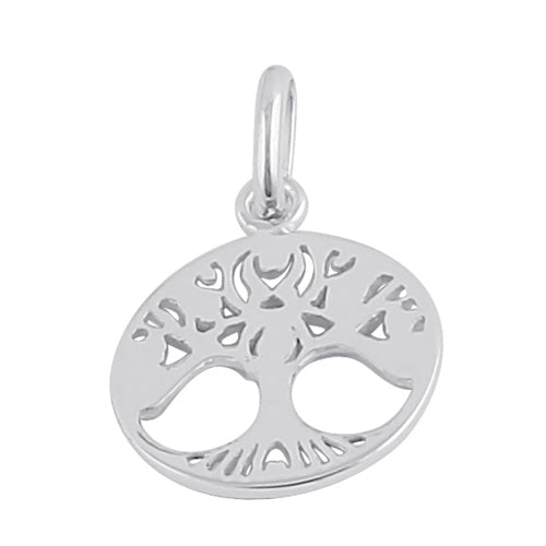 Sterling Silver Tree of Life Female Pendant