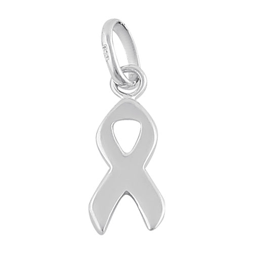 Sterling Silver Ribbon Pendant