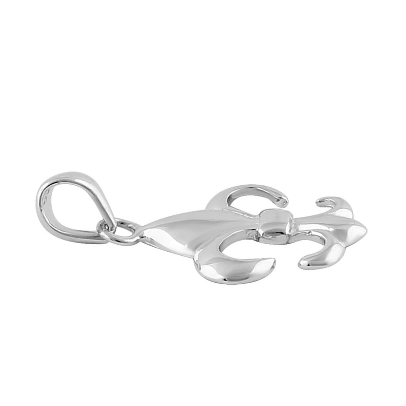 Sterling Silver Fleur De Lies Pendant