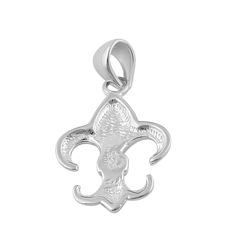 Sterling Silver Fleur De Lies Pendant