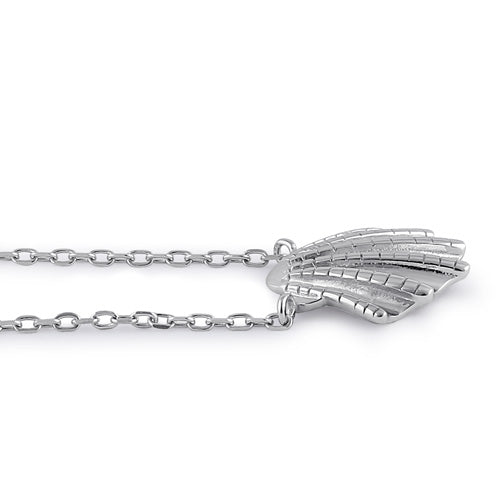 Sterling Silver Clam Necklace