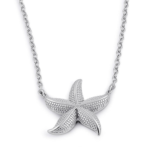 Sterling Silver Starfish Necklace