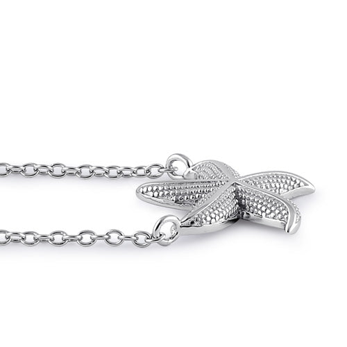 Sterling Silver Starfish Necklace