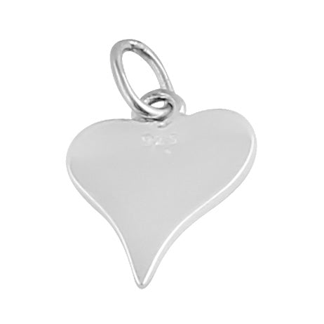 Sterling Silver Faith Heart Pendant