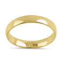 Solid 14K Gold 3mm Comfort Fit Wedding Band