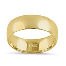 Solid 14K Gold 6mm Comfort Fit Wedding Band