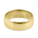 Solid 14K Gold 6mm Comfort Fit Wedding Band