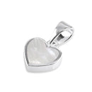Sterling Silver Small Heart Mother of Pearl Pendant
