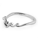 Sterling Silver Rolling Waves Ring
