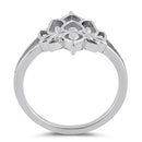 Sterling Silver Lotus Flower Ring