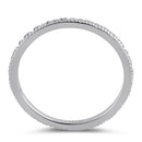 Sterling Silver Textured Band Ring