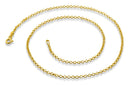 14K Gold Plated Sterling Silver Rollo Chain 1.8MM