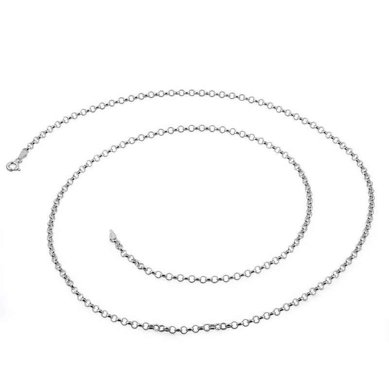 Sterling Silver Rollo Chain 3.0mm