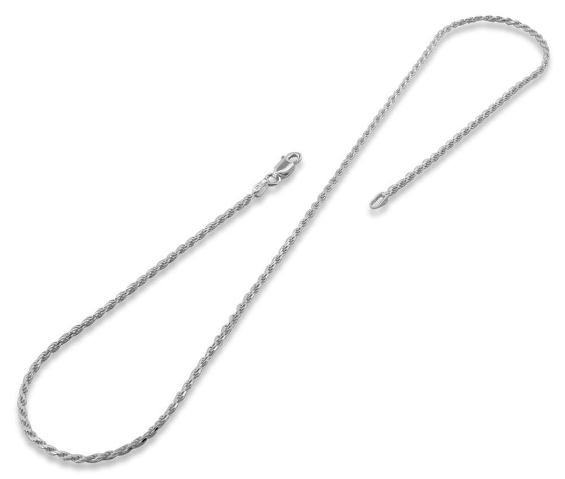 Sterling Silver Rope Chain 1.8MM