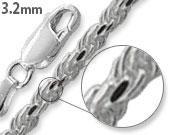 Sterling Silver Rope Chain 3.2MM