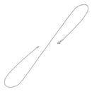 Sterling Silver Bead Diamond Cut Chain 1.0mm