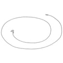 Sterling Silver Bead Diamond Cut Chain 1.0mm